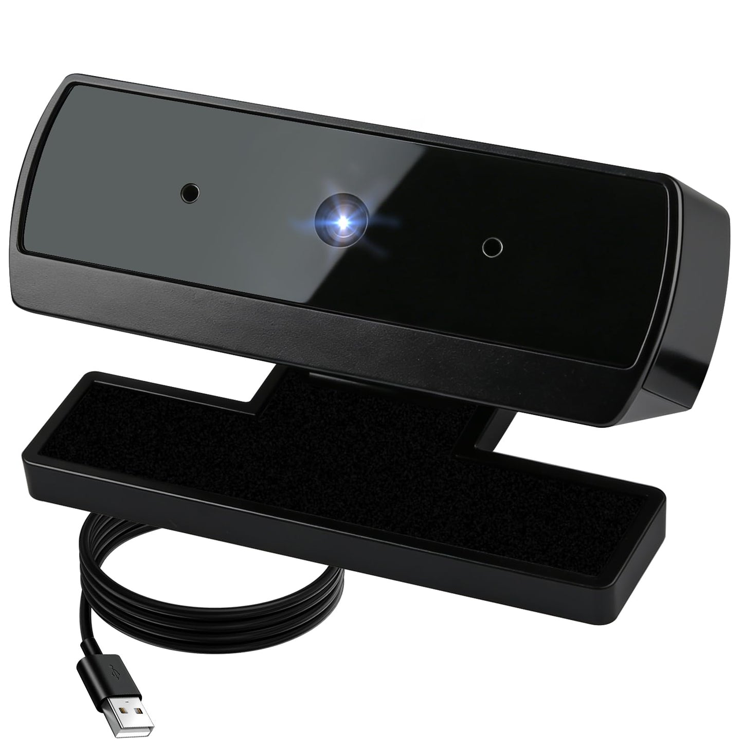 Webcam Full HD 1080P 30FPS con Microfono USB Plug Play Enfoque Automático