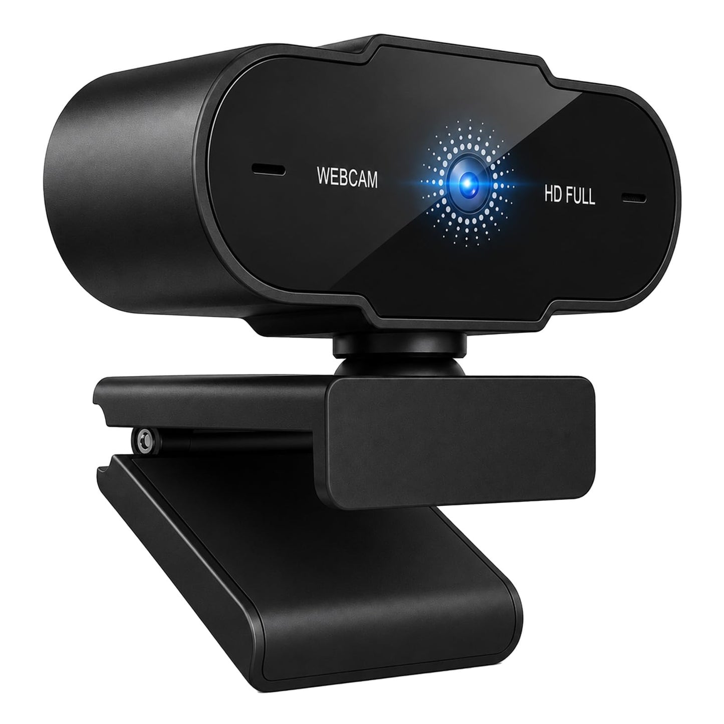 Webcam Full HD 1080P 30FPS,Anti-Ruido Soporte Giratorio 360° Ajustable