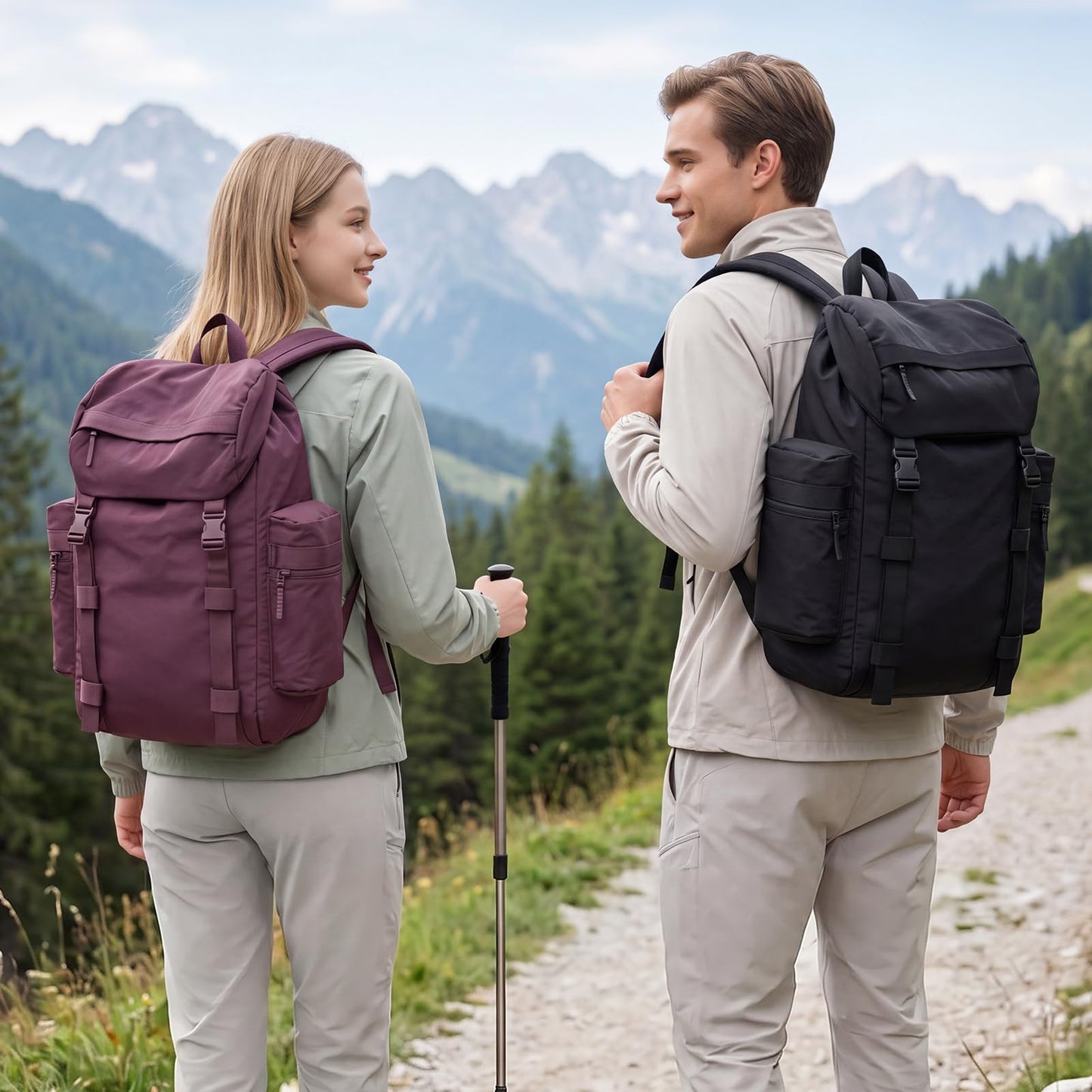 SPAHER 20L Mochila de Senderismo Trekking Impermeable para Acampar Viaje