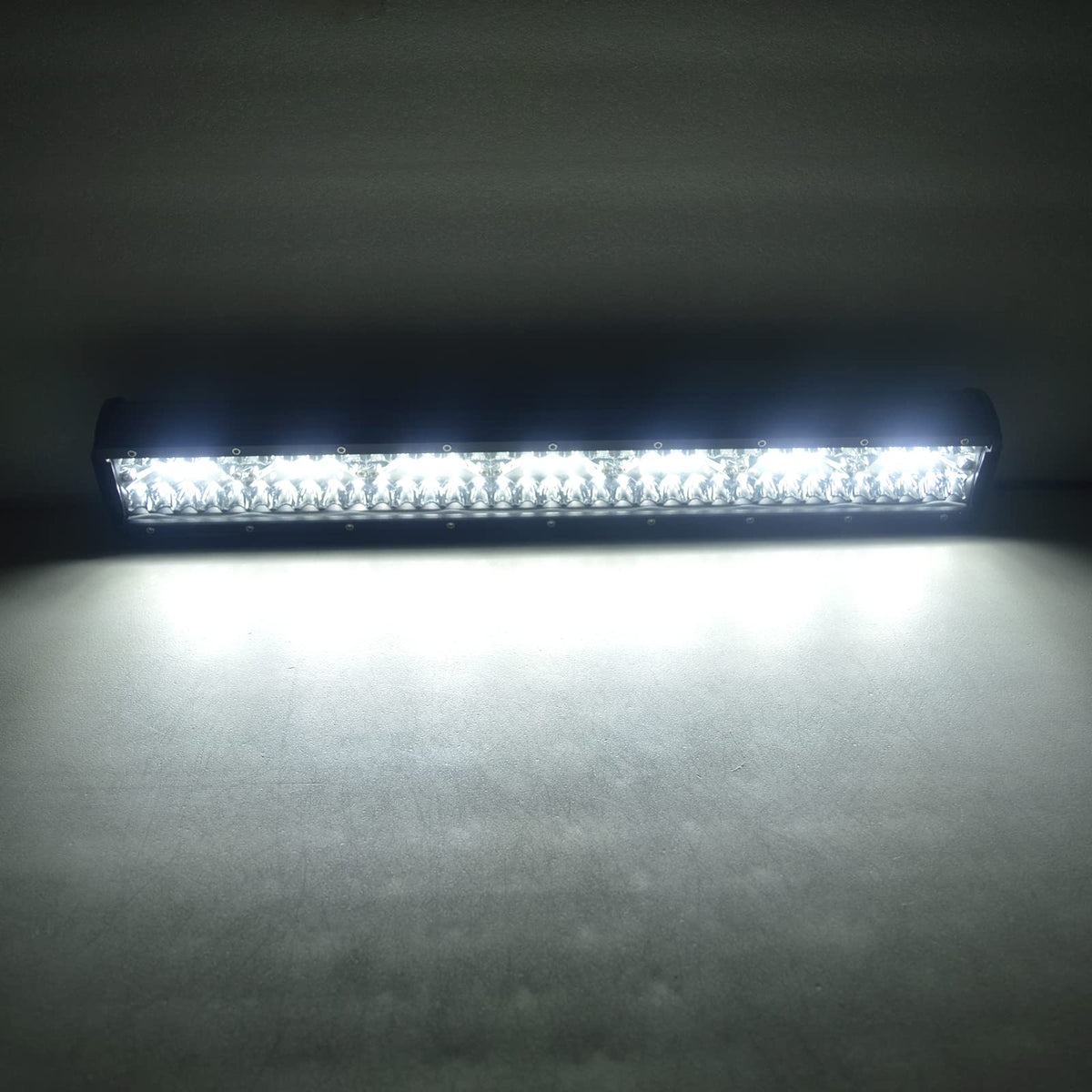 Willpower Barra LED 4x4 15" 300W + Focos LED Tractor 4" 12V 24V, Cableado