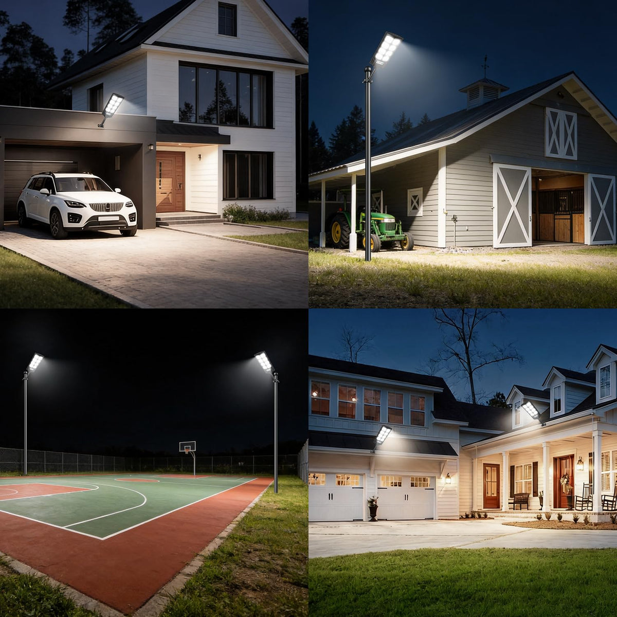 PEAKRO Farolas Solares Exteriores, 600W Potente Luz Solare Exterior con Sensor de Movimiento,Control Remoto, 6500K LED Focos Solares Exterior Impermeable Lampara Solar para Jardín Garaje, 2 Paquete