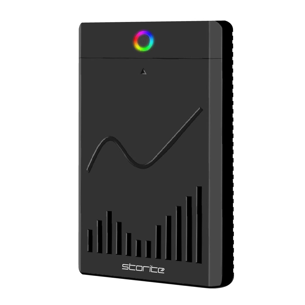Storite - Disco Duro Externo Portátil Tipo C De 500 GB, Almacenamiento De Copia De Seguridad HDD De 2,5" con Transferencia De Datos Rápida USB 3.1/USB C, Compatible con Teléfono, Xbox One (Negro)