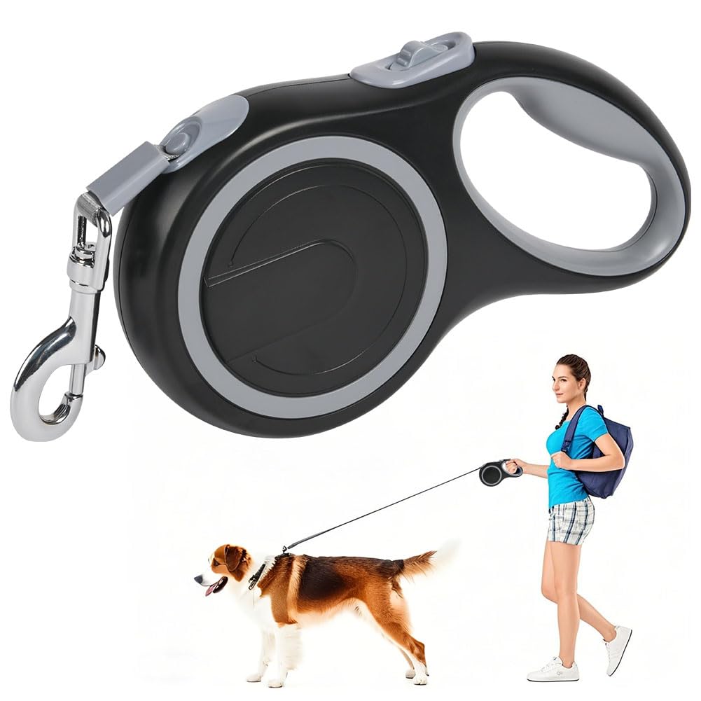 Aomig Correa Perro, 5m Retráctil 360°, Antideslizante