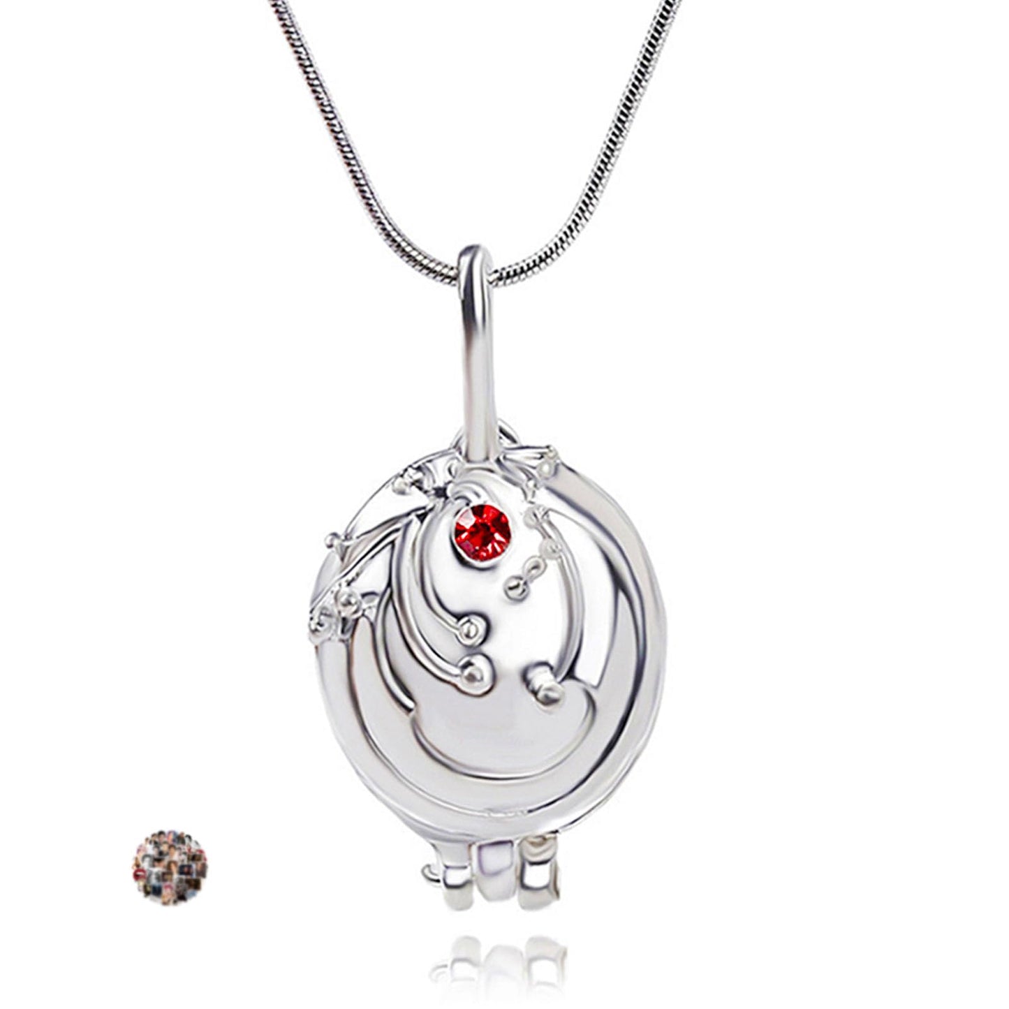 YouU The Vampire collar de la joyería Elena Gilbert apertura Verbain Locket Katherine collar para los fans Cosplay bisutería con pegatinas 21 piezas