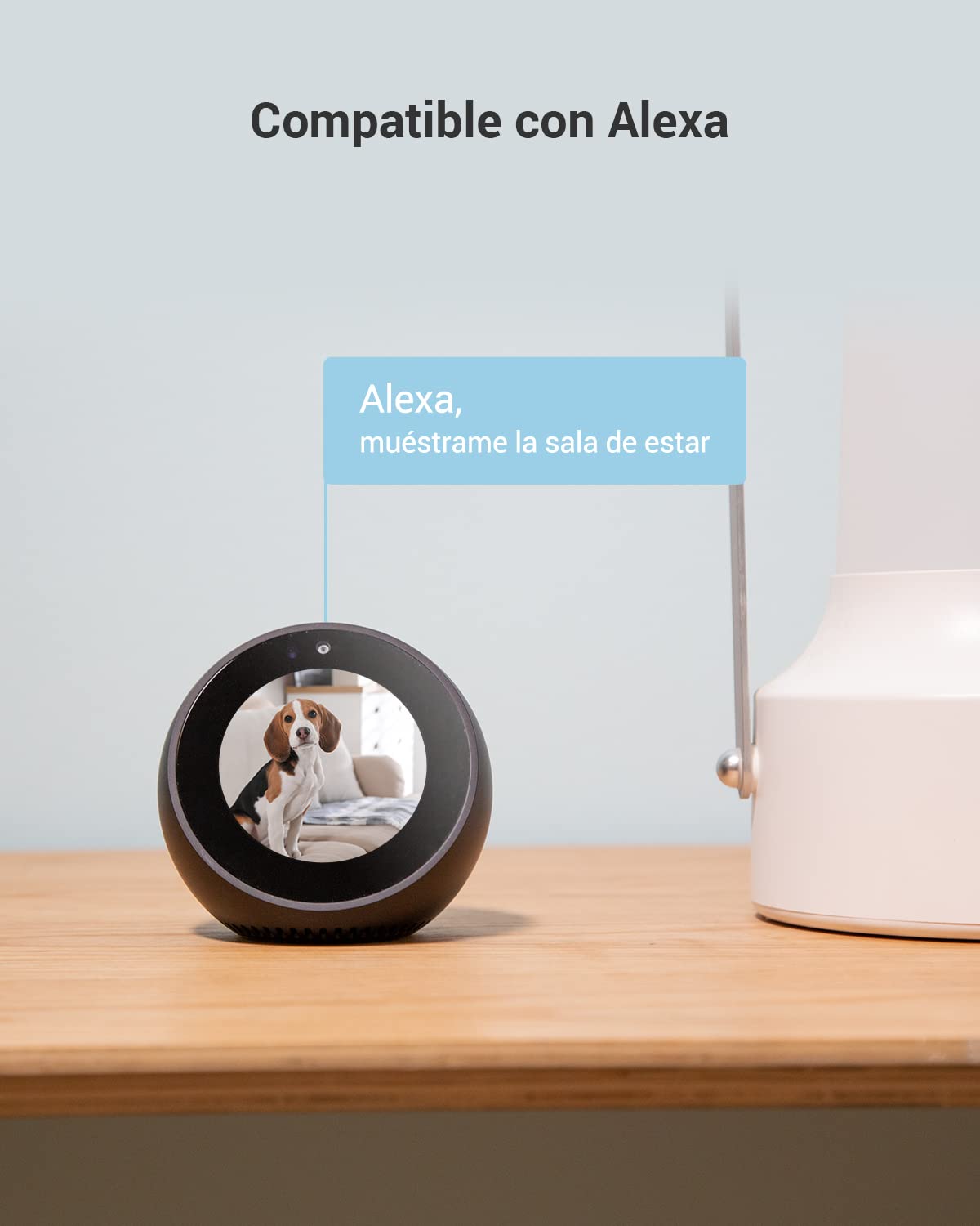 EZVIZ Kit de 2 Cámaras Vigilancia WiFi Interior 360º, C6N Camara Vigilancia Bebe 1080P, Visión Nocturna, Audio Bidireccional, Detección de Movimiento, Control Remoto, Blanco