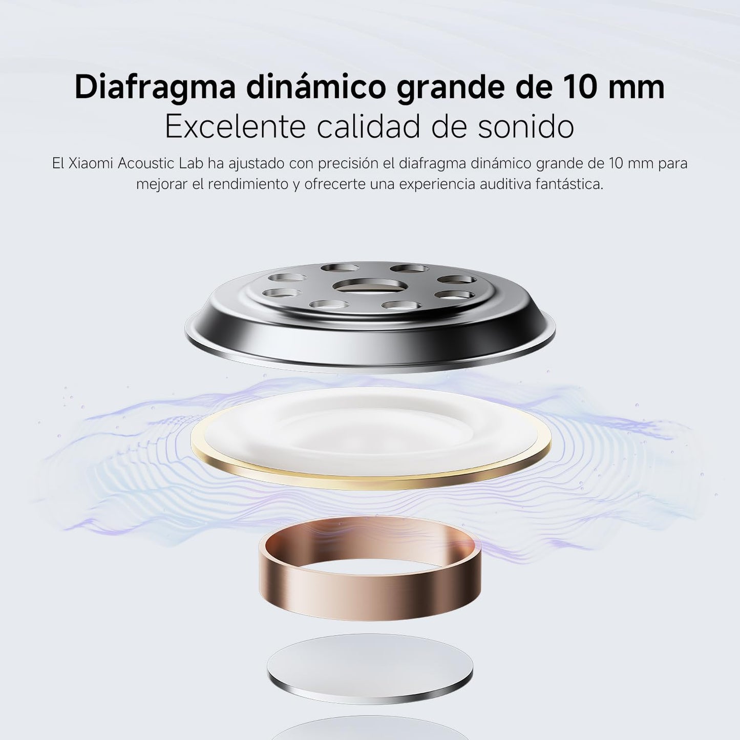 XIAOMI Redmi Buds 6 Play - Auriculares inalámbricos, cancelación de Ruido, Ligeros, hasta 36 Horas de autonomía, Bluetooth 5.4, Blanco (Versión ES)