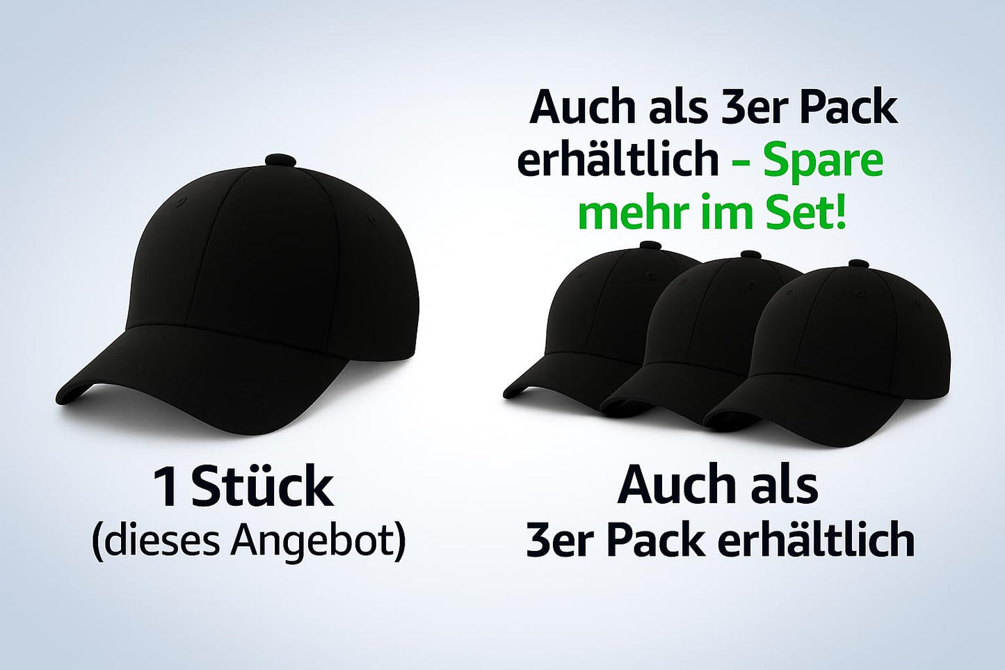 4sold Gorra Hombre 100% Algodón – Ajustable, Ligera, Transpirable Verano, Deporte y Uso Diario – Estilo Clásico sin Logo, Cómoda y Adecuada para Exterior