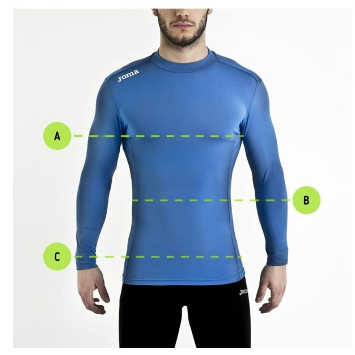Joma Combi M/C, T-Shirt Hombre, Negro, L