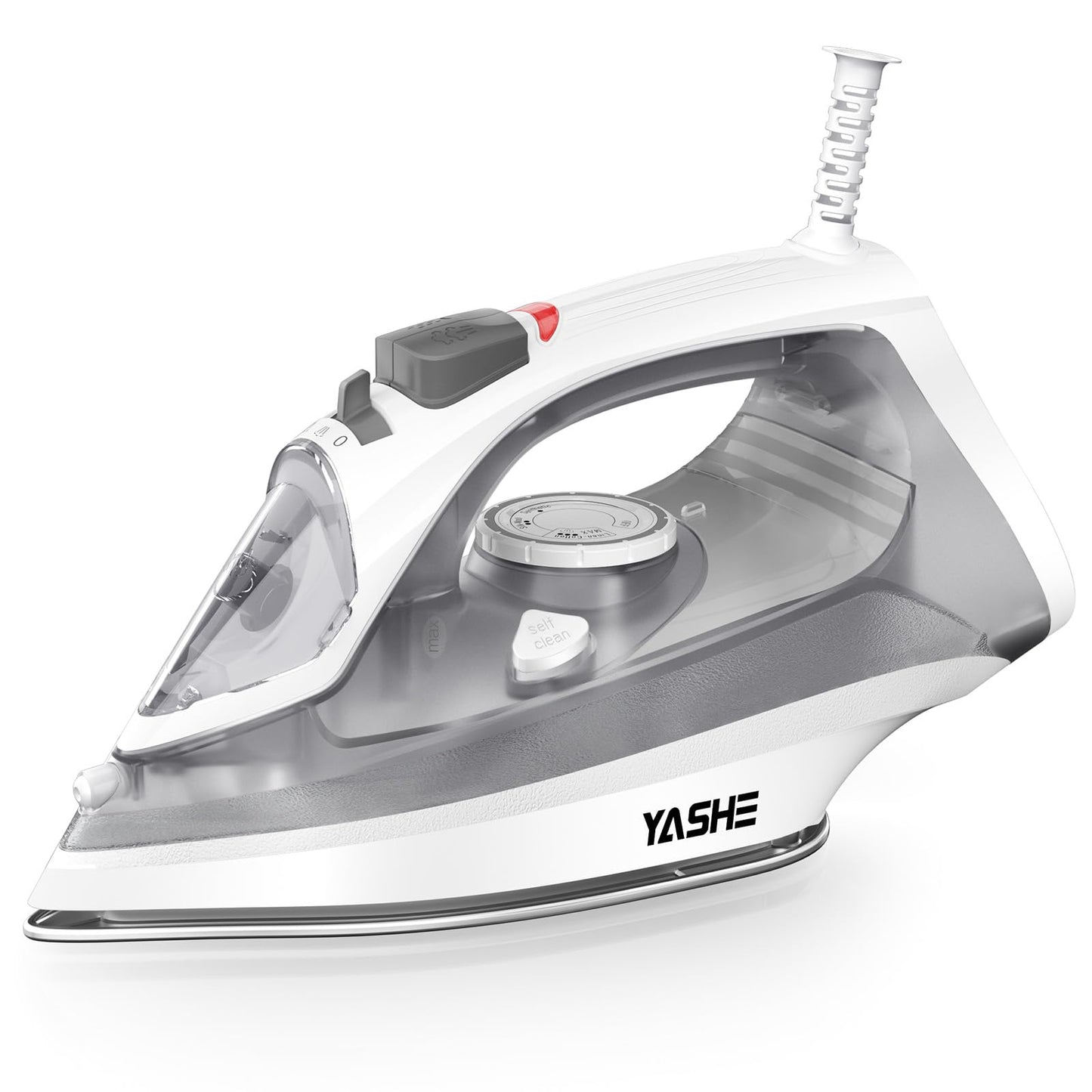 Plancha Vapor de 2300 W con Suela Antiadherente de Calentamiento Rápido, Depósito de Agua de 300ml, Vapor Continuo 25 g/min, Golpe de Vapor 150 g/min, Autolimpieza, Antical y Antigoteo Plancha de Ropa