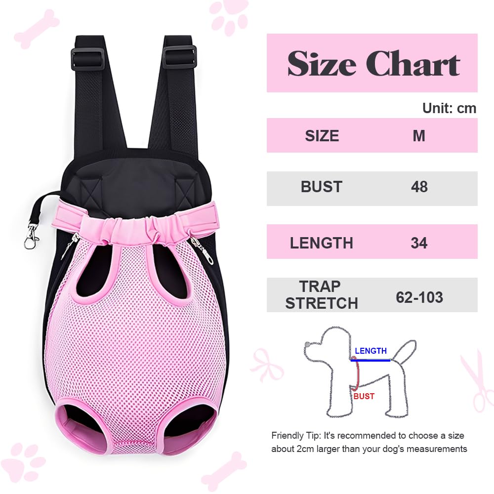 HMCEY Mochila para Mascotas,Mochila Transportin Perro Gato Ajustable,Pet Travel Backpack,Bolsa de Viaje Gato Perro Transpirable,Bolsa de Transporte para Mascotas para Camping, Paseos, Excursiones