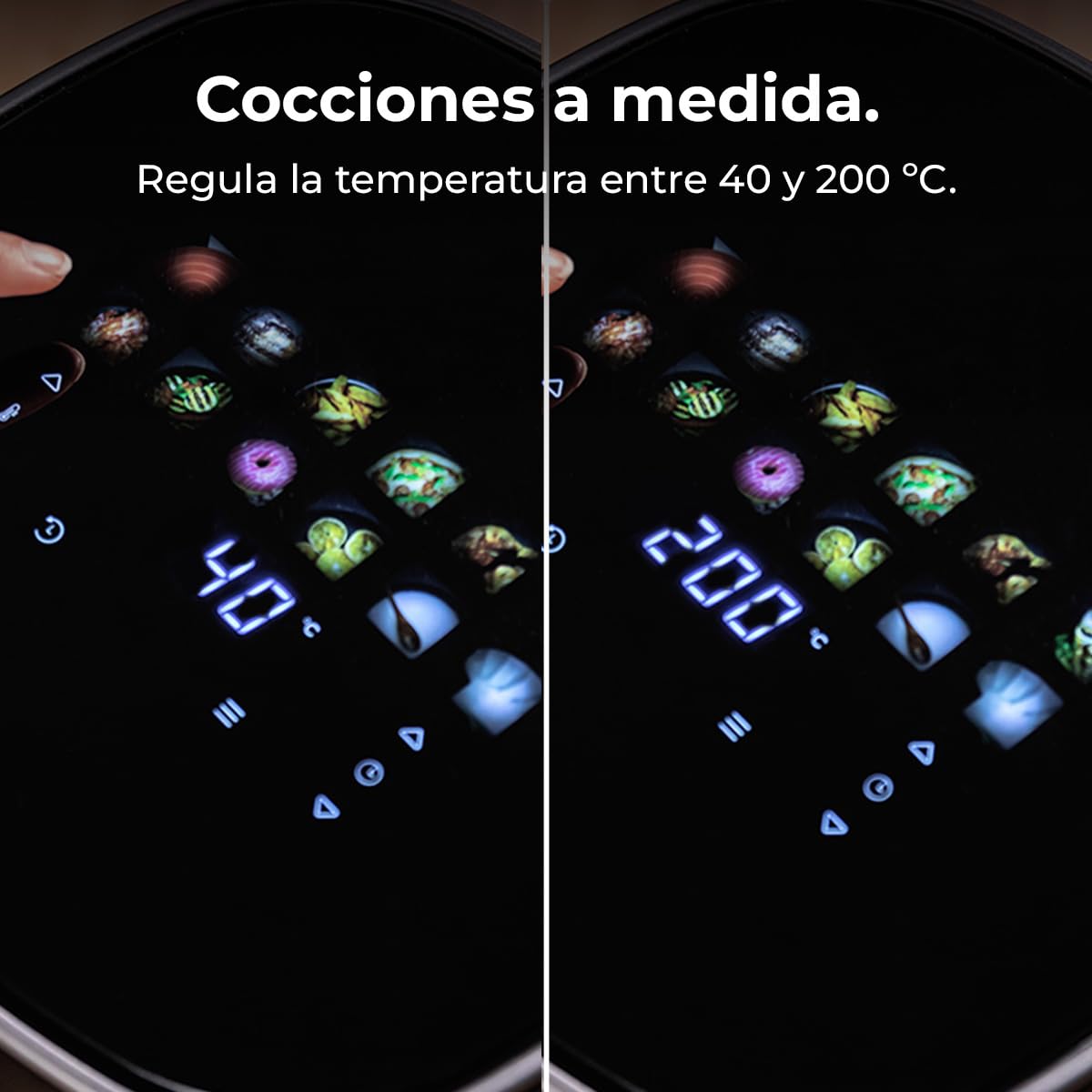 Cecotec Freidora de Aire 6,5 L Cecofry&Grill Duoheat 6500 Grill