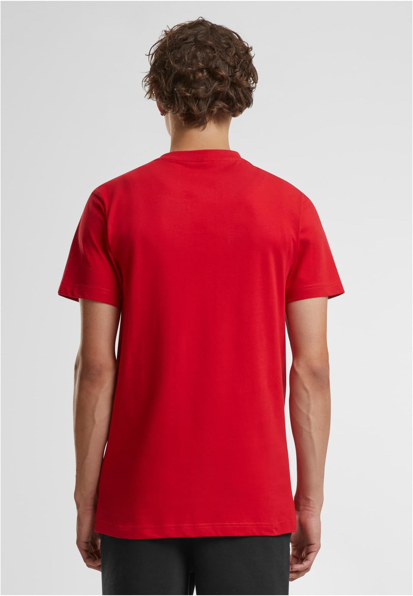 Build Your Brand T-Shirt Round Neck Camiseta, Hombre, cityred, M