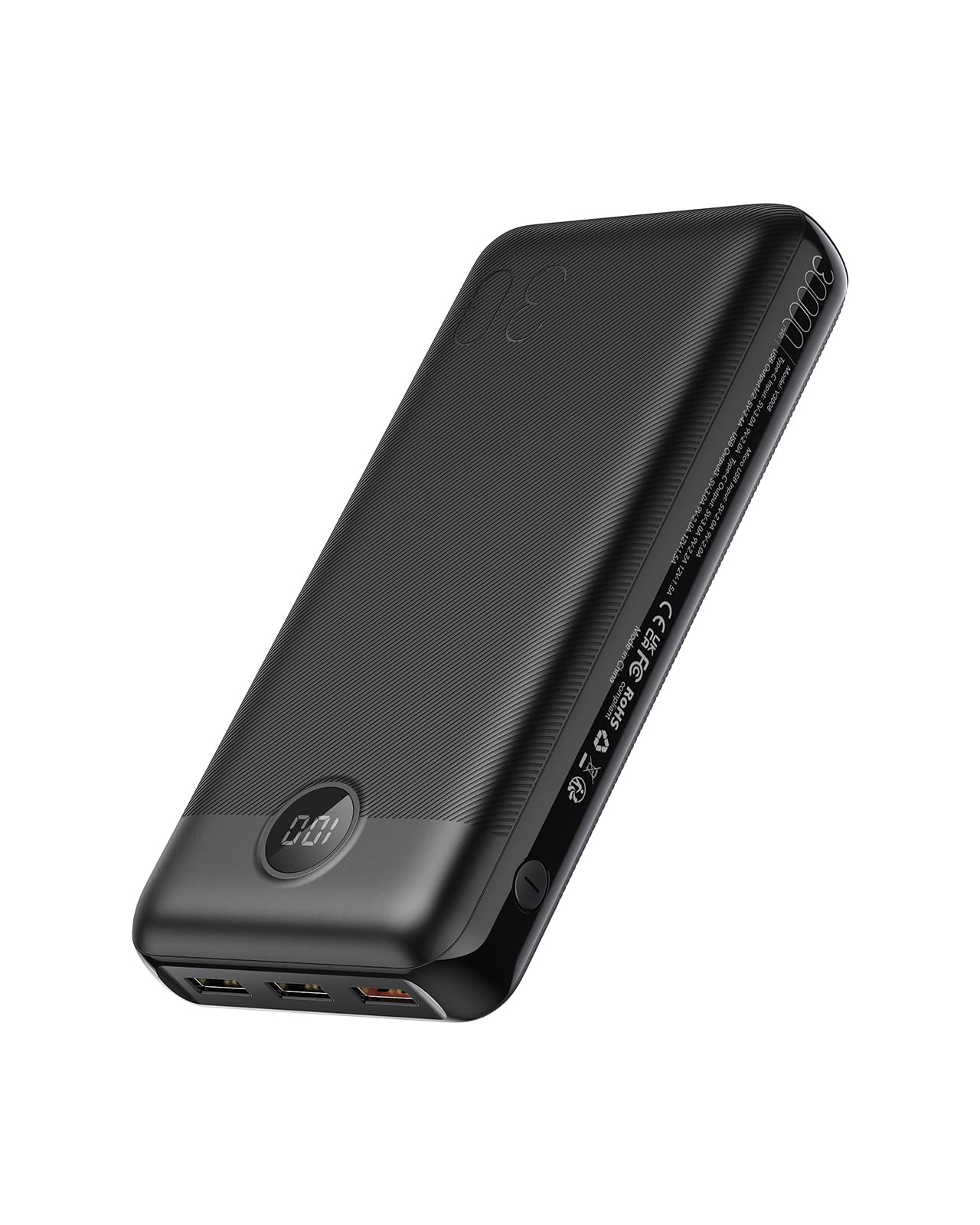 VEGER Batería Externa Carga Rápida 30000mAh, Power Bank 20W