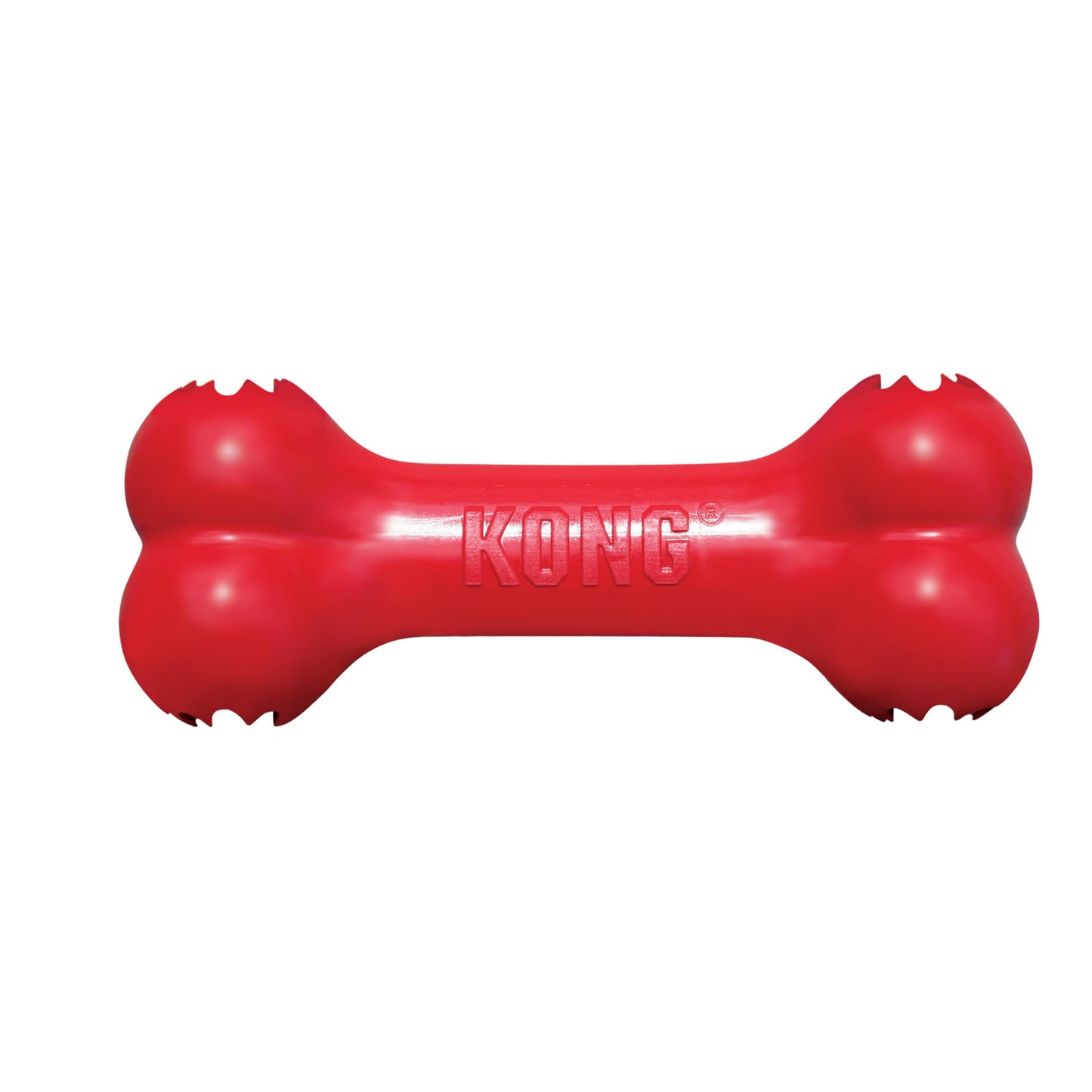 KONG Goodie Bone Hueso Clásico de Caucho, Rojo, Talla Pequeña