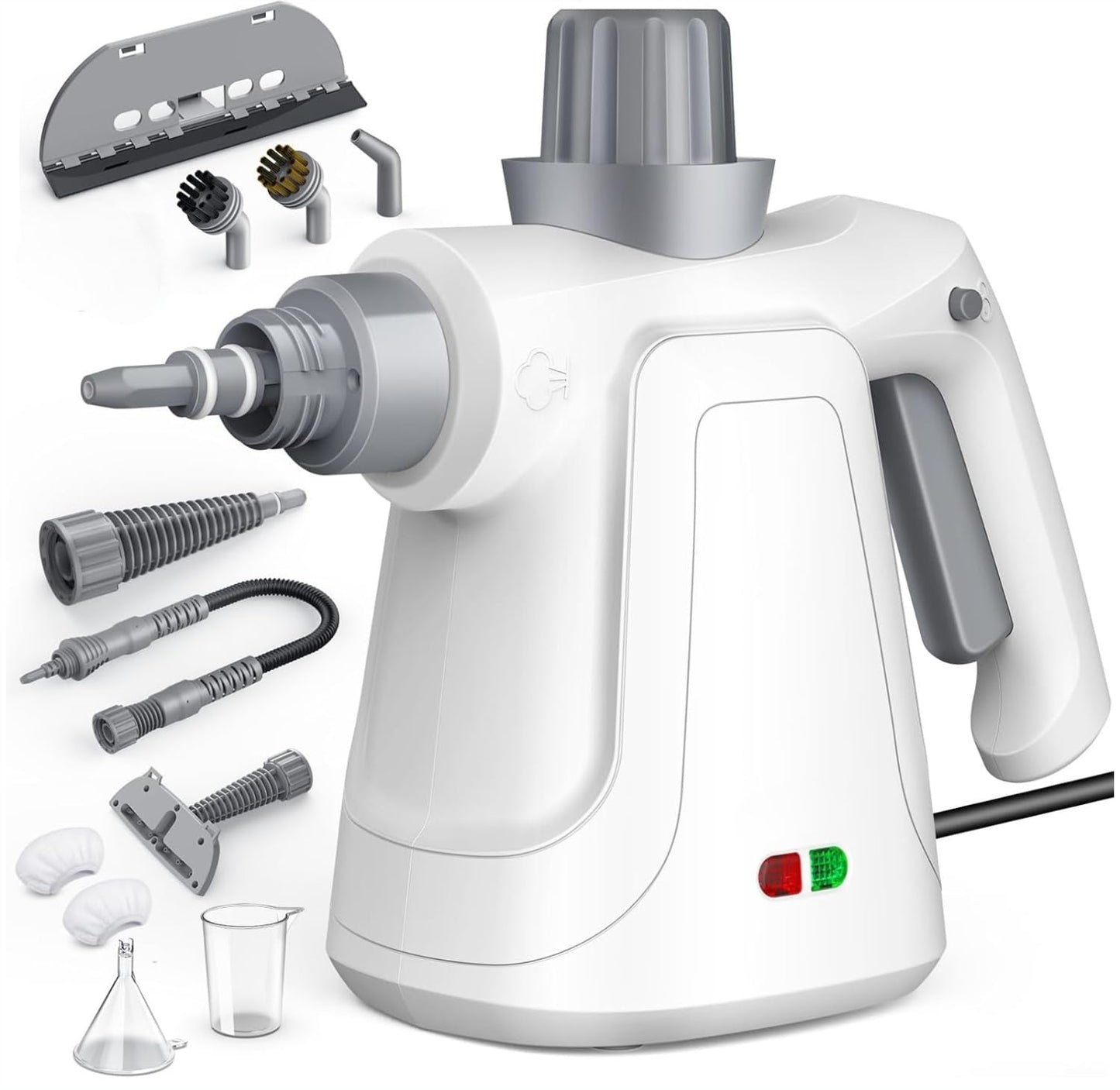 Vaporeta Limpieza Hogar, 3.2bar 400ml Limpiador a Vapor Vaporeta de Mano Steam Cleaner PortáTil Para Casa, Coche, Cortinas, Baños, Cocinas