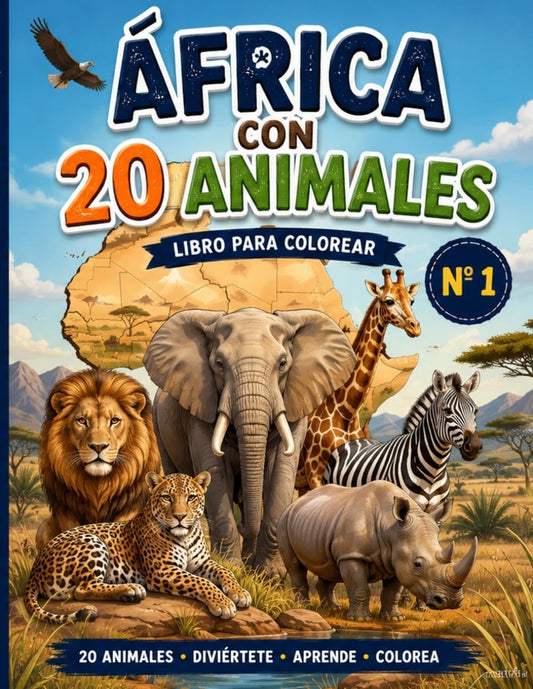 Animales de África – Libro 1: Descubre y aprende sobre los animales africanos