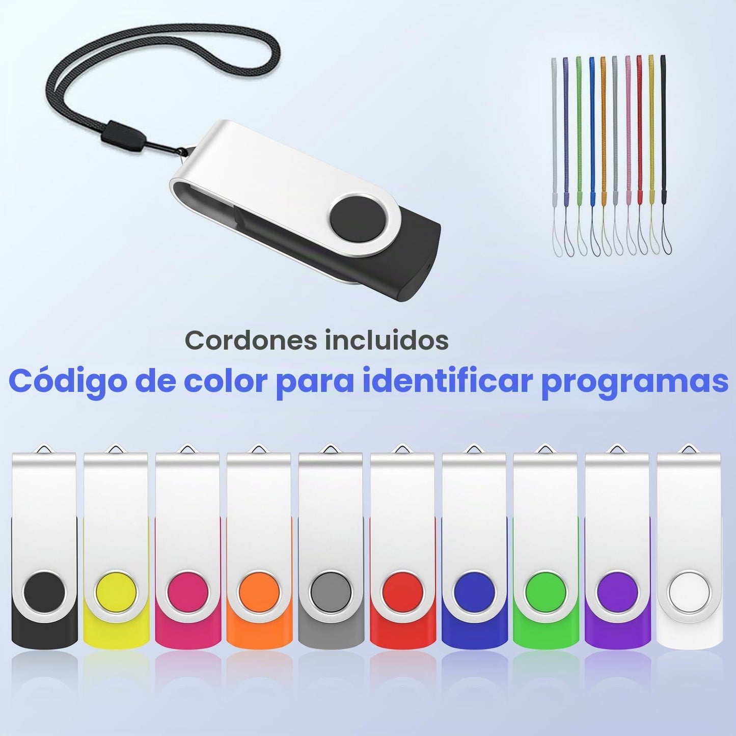 ABLAZE Pendrive 128MB Pack 20 Unidades Memoria USB 2.0 Pen Drive 128MB