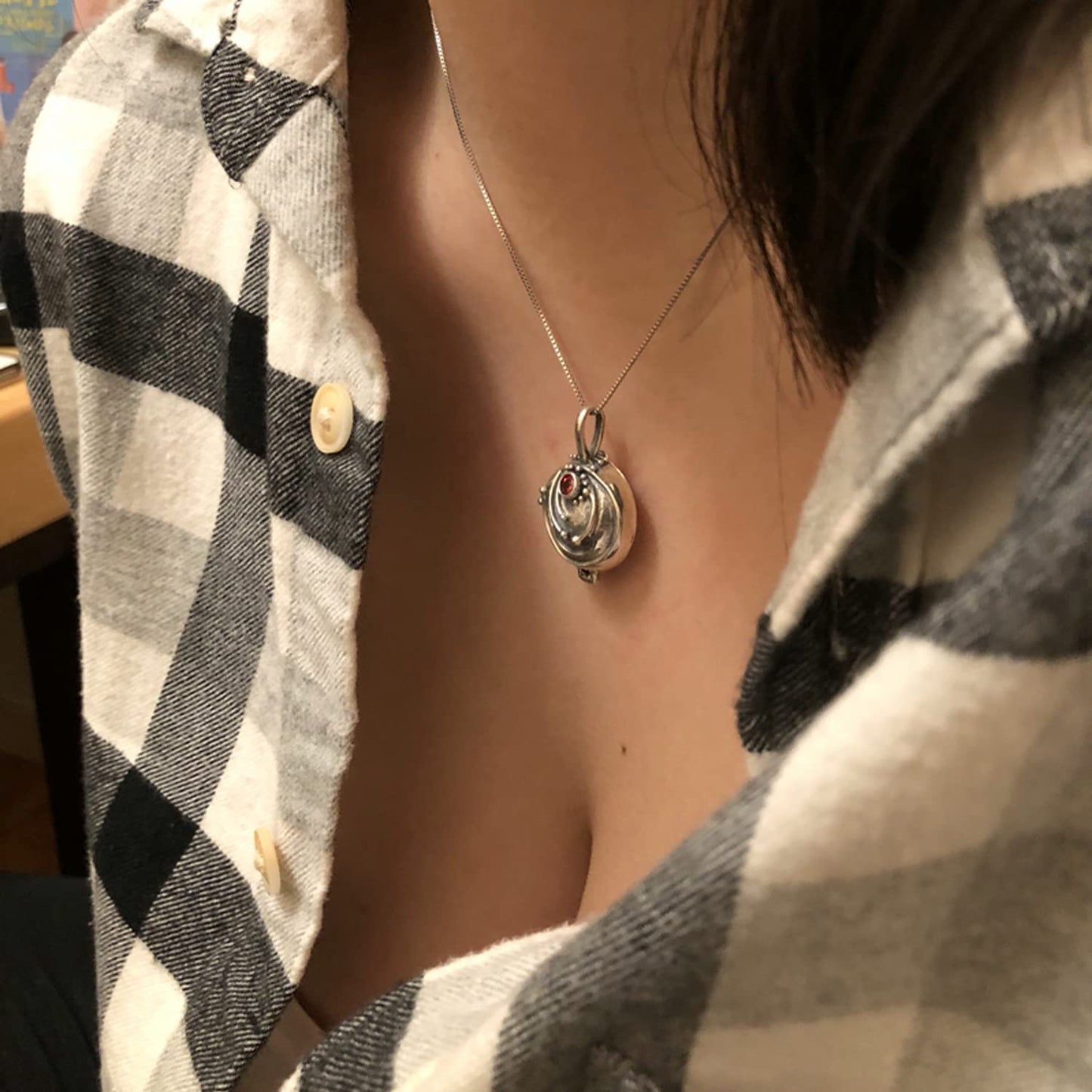 YouU The Vampire collar de la joyería Elena Gilbert apertura Verbain Locket Katherine collar para los fans Cosplay bisutería con pegatinas 21 piezas