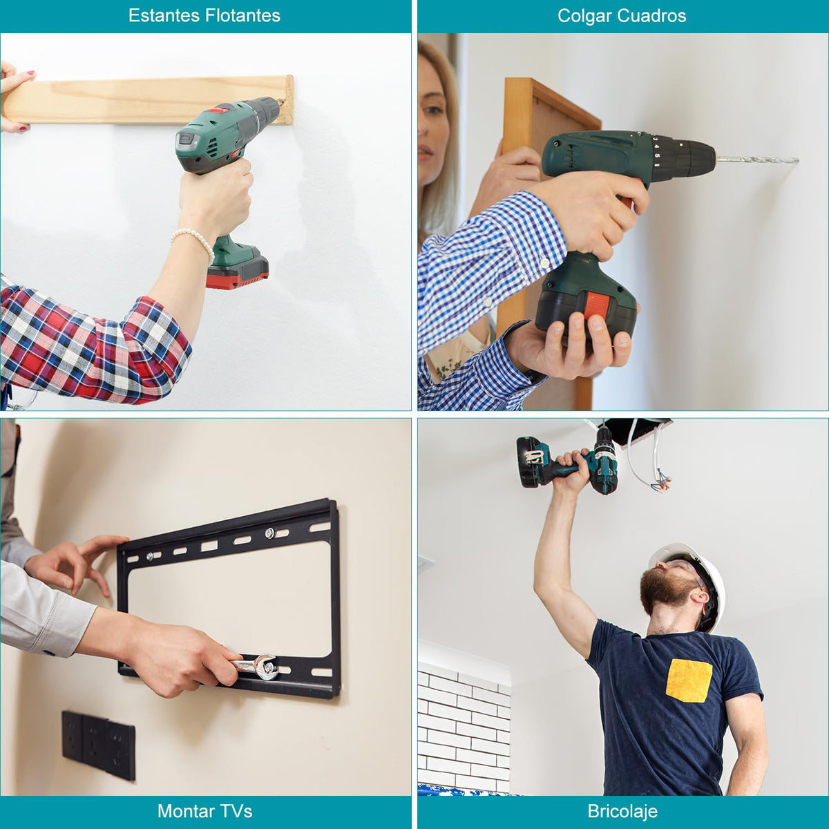 KIPRIM Detector De Pared 5 En 1, Metales Vigas Madera Y Cables AC IP54 LCD