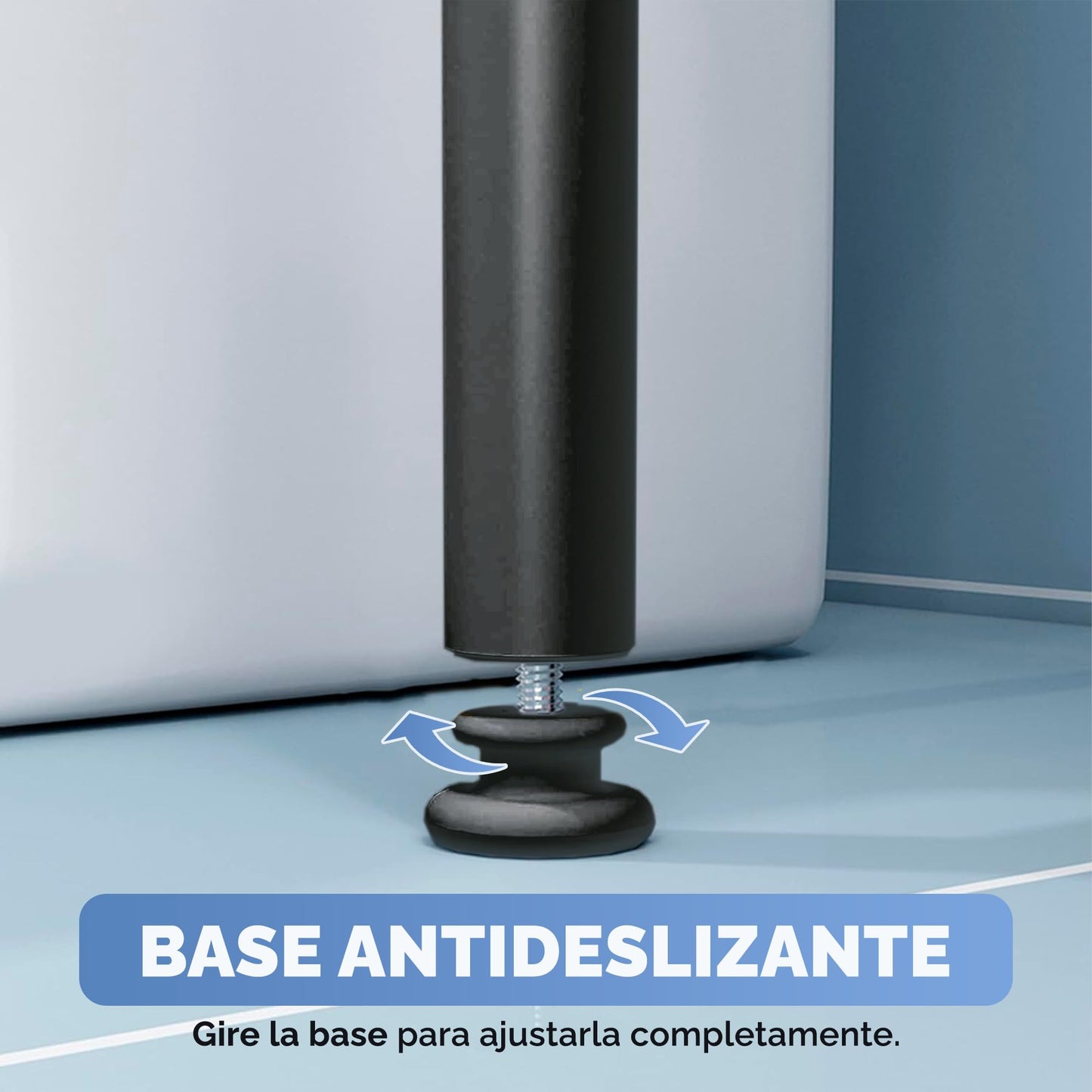 JUPPLIES Estanteria Baño sobre Inodoro (47×26×153 cm) - Mueble Baño WC de 3 Niveles con Patas Regulables y Soporte Antivuelco - Estante de Almacenamiento Impermeable, Organizador para Toallas - Negro