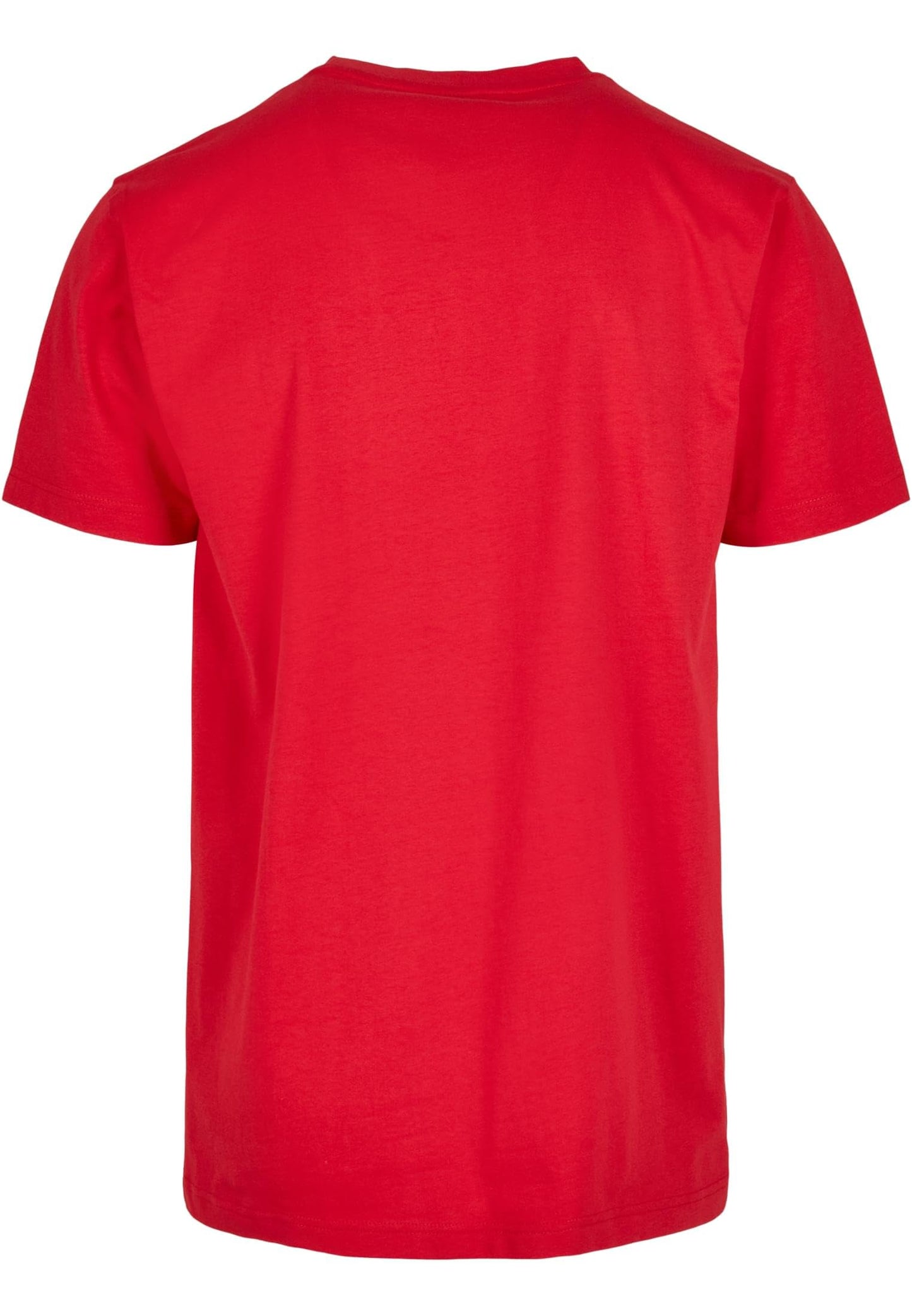 Build Your Brand T-Shirt Round Neck Camiseta, Hombre, cityred, M