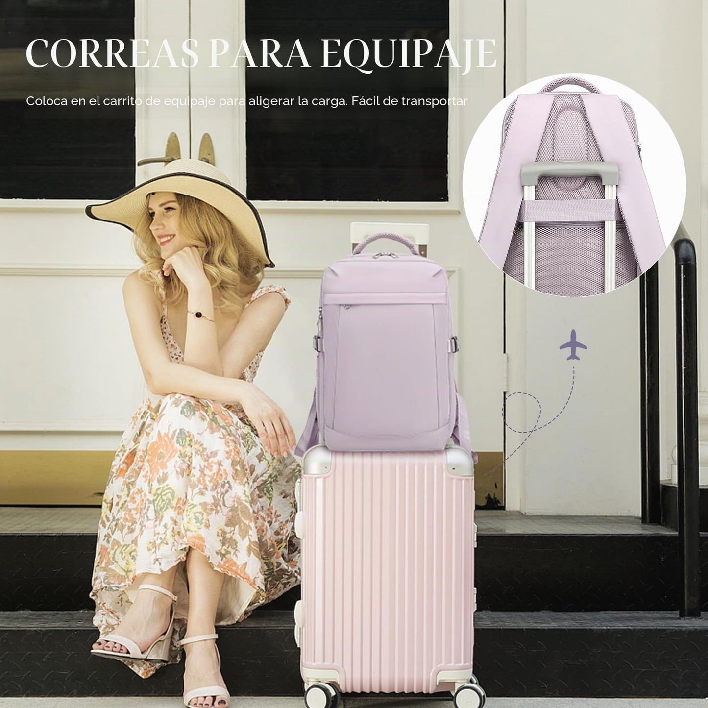 Yankony Mochila Viaje Cabina Avion 40x30x20 para Ryanair 24L