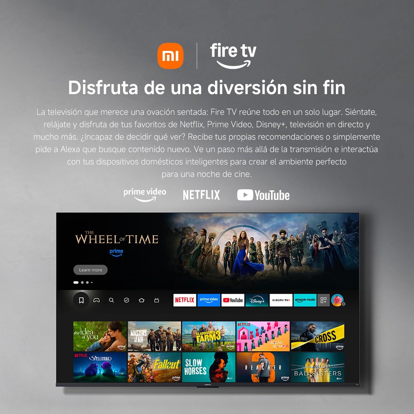 XIAOMI TV F 32 Pulgadas (81 cm), HD Smart TV, Fire OS7, L32MB-FAEU