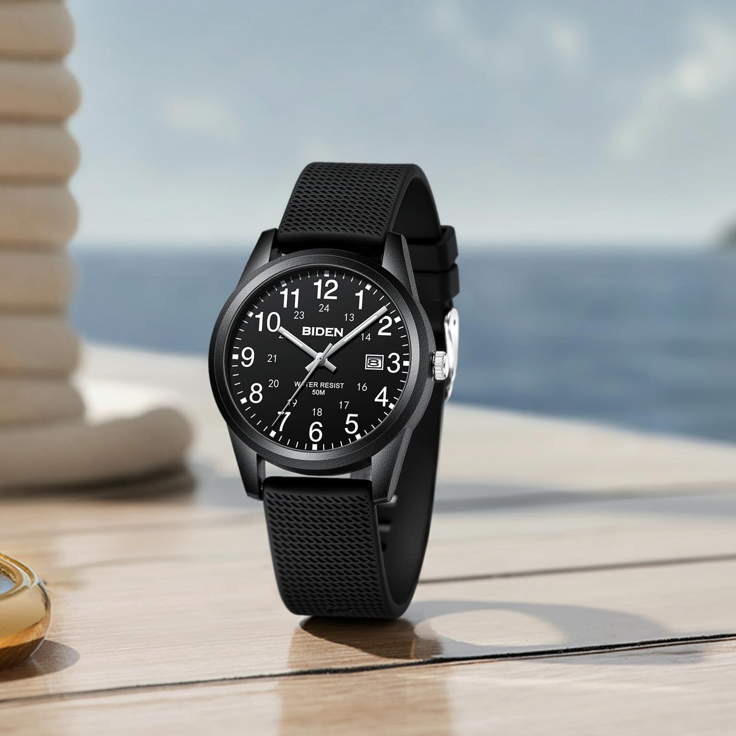 LN LENQIN Reloj Hombre Reloj Analógico de Cuarzo para Hombre