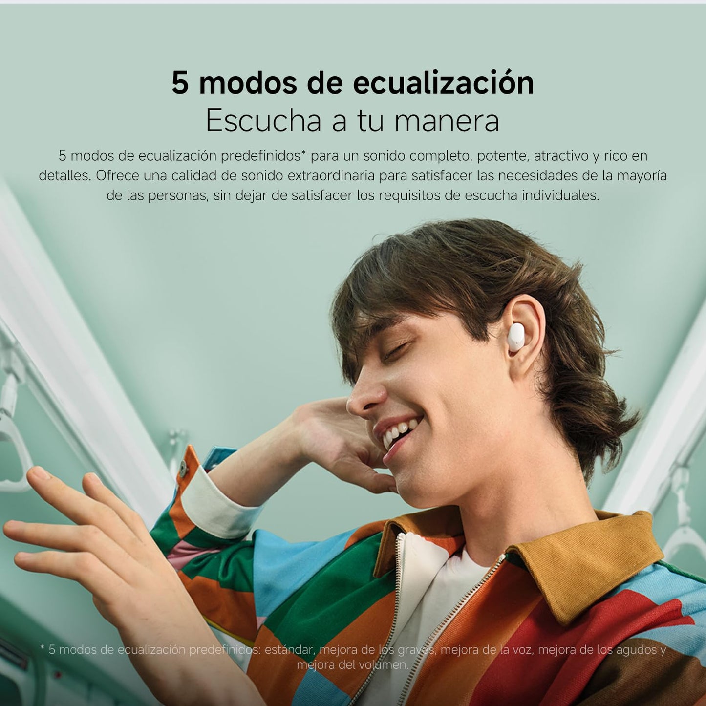 XIAOMI Redmi Buds 6 Play - Auriculares inalámbricos, cancelación de Ruido, Ligeros, hasta 36 Horas de autonomía, Bluetooth 5.4, Blanco (Versión ES)