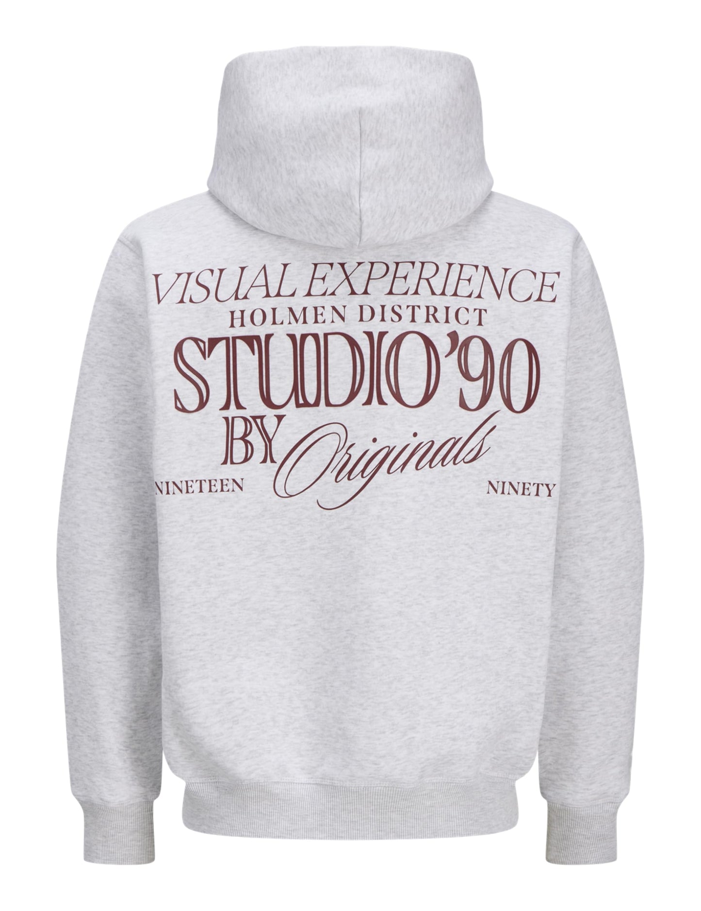JACK & JONES Jorgrand Midtown Sudadera con Capucha para Hombre, Blanco Brillante, M