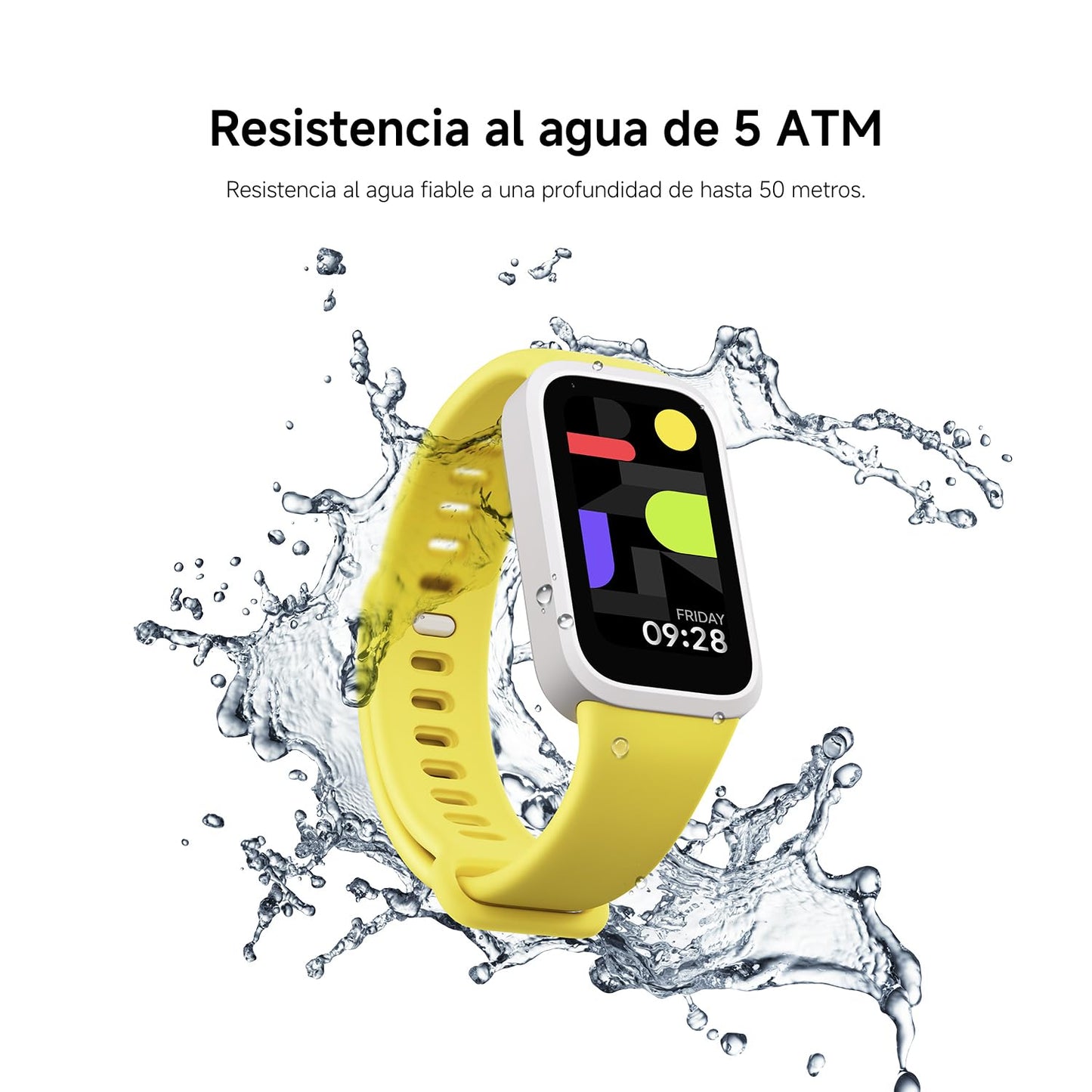 XIAOMI Smart Band 9 Active - Pulsera de Actividad, autonomía de hasta 18 días, Pantalla TFT de 1,47" con tasa de refresco de 60 Hz, 5ATM, App Mi Fitness, Negro (Versión ES)