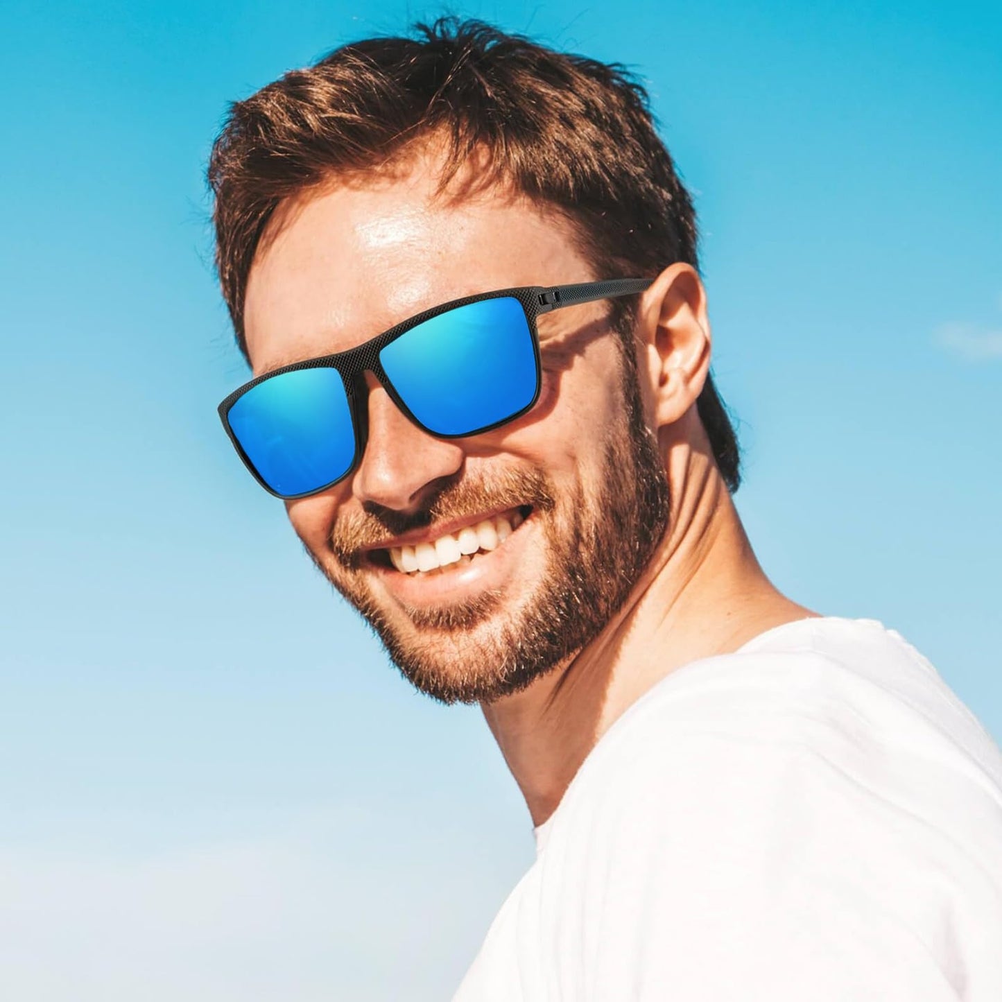 ZXTGBQ 3 Pares Gafas de Sol Polarizadas Hombre Mujer, Gafas de Sol Hombre Polarizadas, Protecci贸n UV Lentes de sol para hombre Conducir Running Pesca Viajes