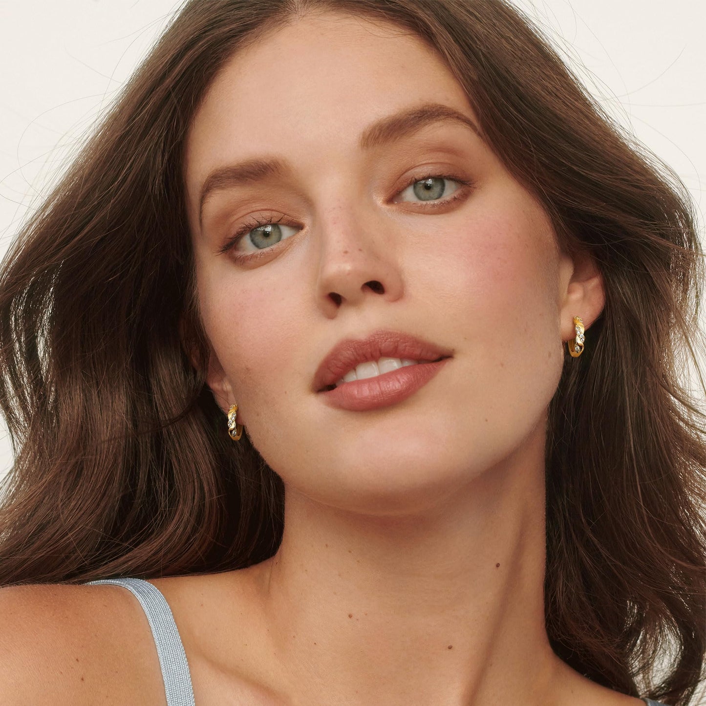 LOLIAS Pendientes Mujer Plata Ley 925 Dorados Aretes