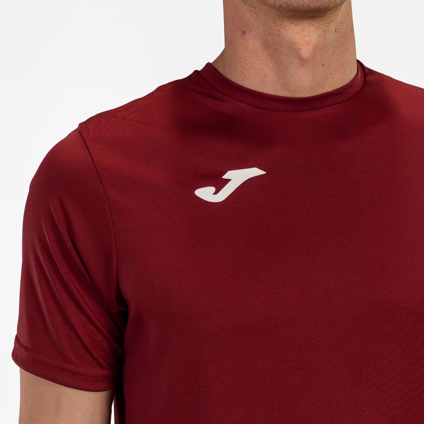 Joma Combi M/C, T-Shirt Hombre, Burdeos, L