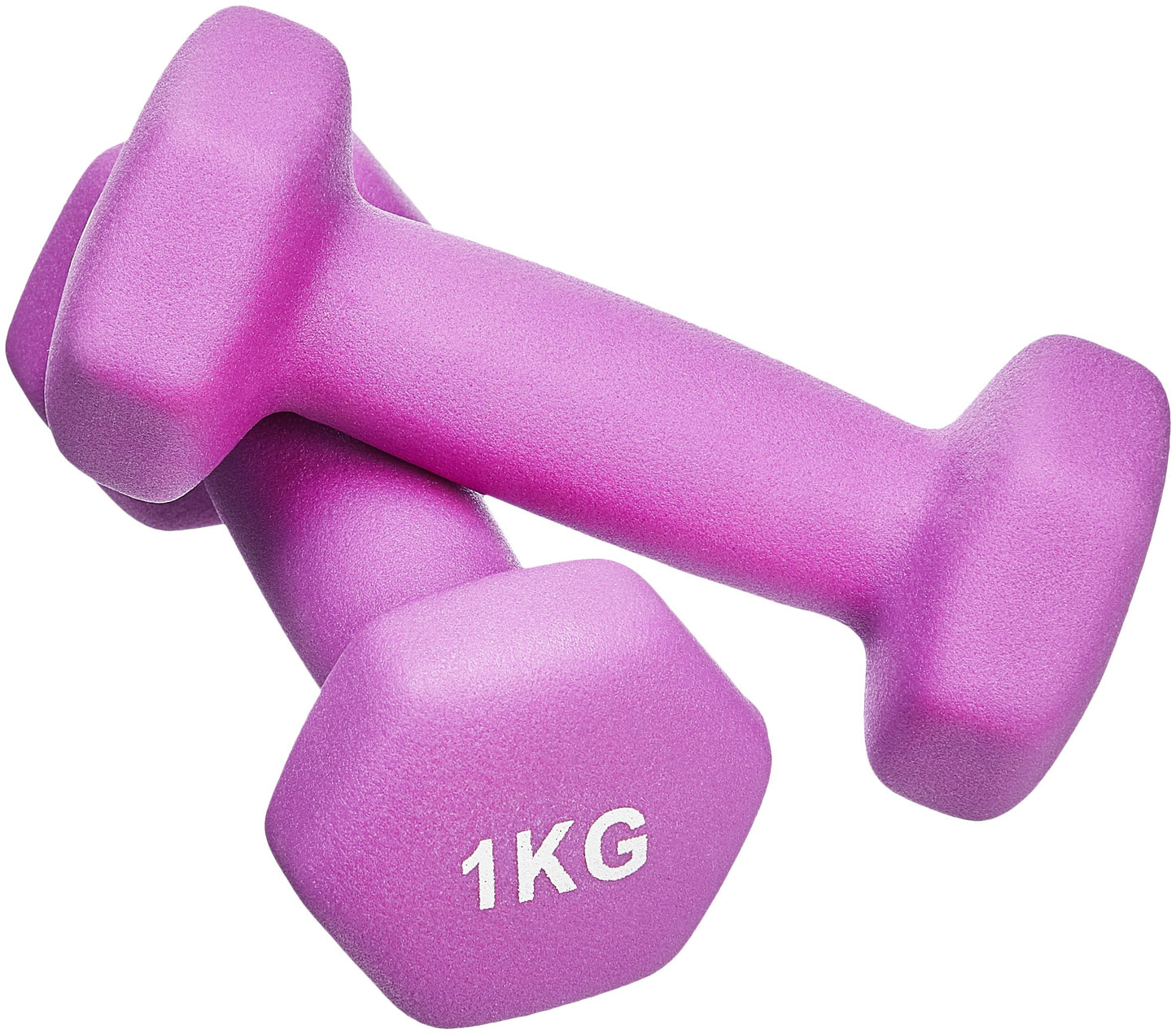 Amazon Basics Neoprene Dumbbell Pair, 2 kg, Pink